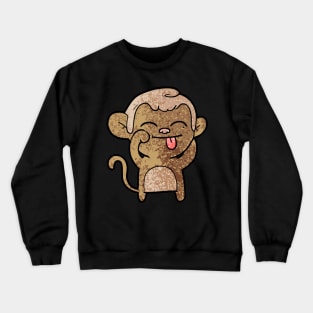 cute monkey Crewneck Sweatshirt